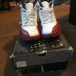 Jordan 12’s size 10 with box and retro card